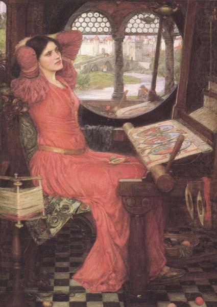 John William Waterhouse i and Half-sick of shadows said the Lady of Shalott (mk41) china oil painting image